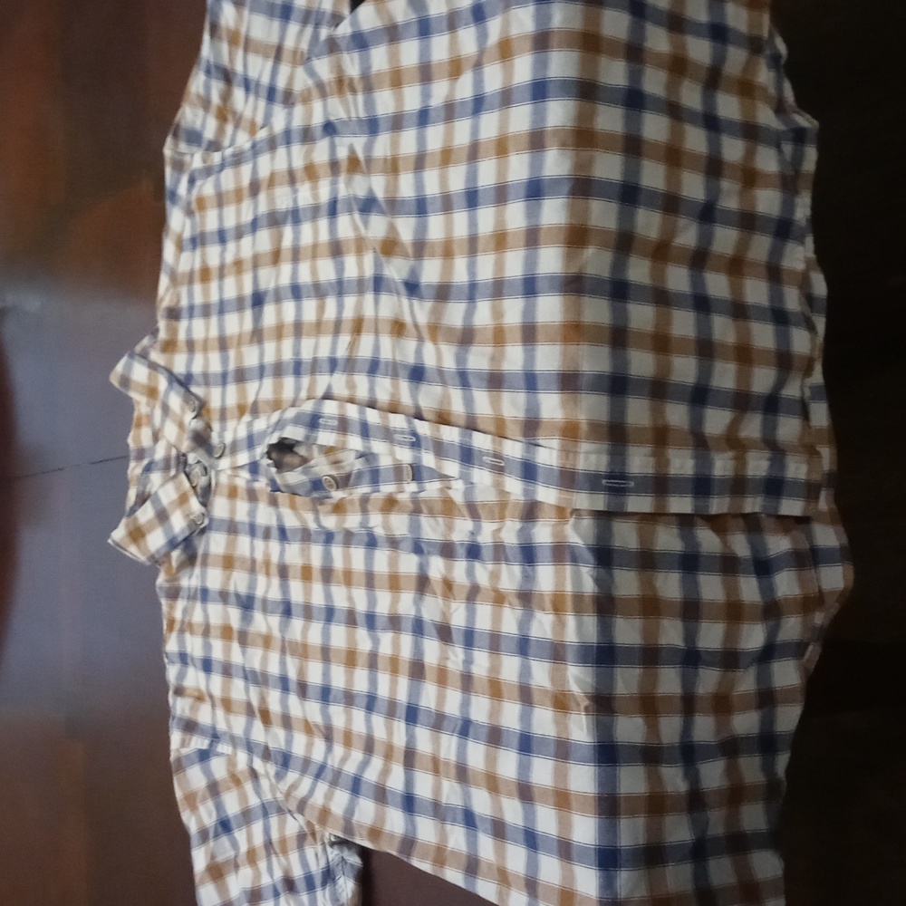 Long sleeve plaid button down